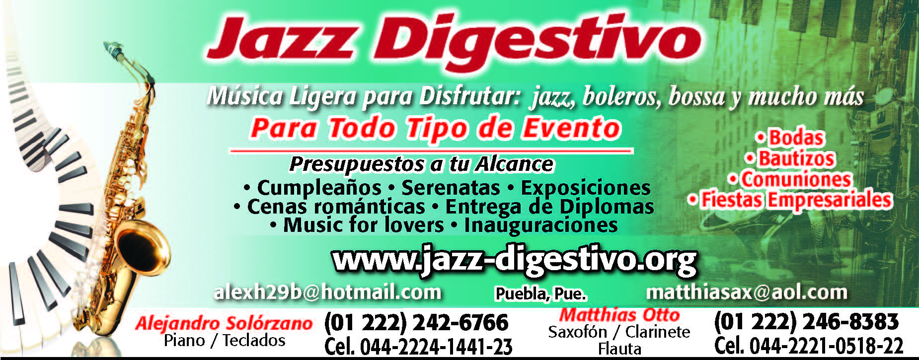 Jazz Digestivo en Sección Amarilla -- www.jazz-digestivo.org