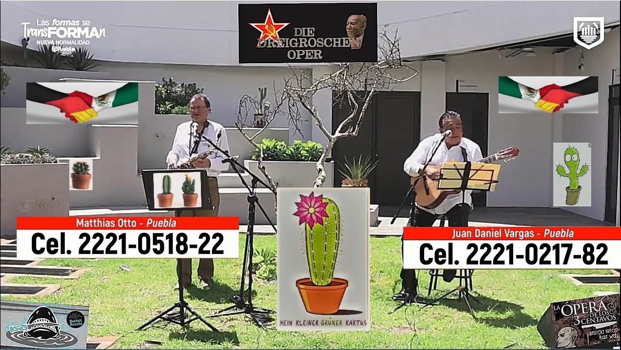 Konzert IMACP im "Parque Biblioteca" Puebla zur Ehrung von Gilberto Bosques Saldívar